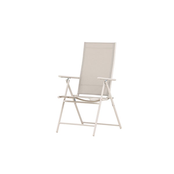 Levanzo Gartenstuhl Positionsliege beige. 2er Set