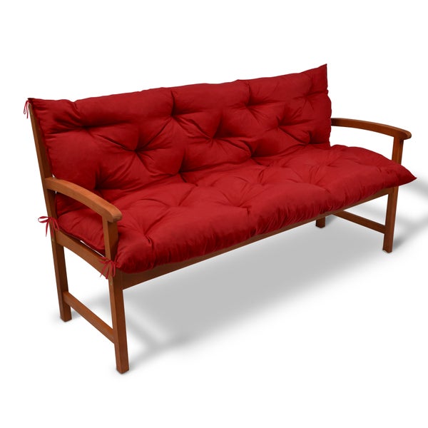 Beautissu Flair BR Bankauflage 100x50cm Rot