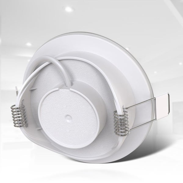 Einbaustrahler 68mm 5er Set - 230V, 3W, 350lm, LED, IP65, neutralweiß, weiß