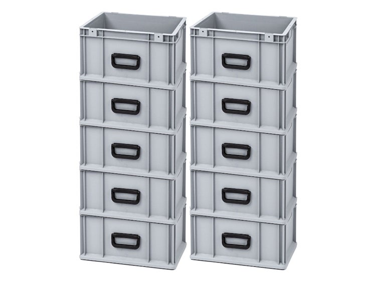 PROREGAL Eurobox Nextgen Portable Uno HxBxT 22 x 30 x 40 cm 20 Liter Eurobehälter Transportbox Transportbehälter Stapelbehälter