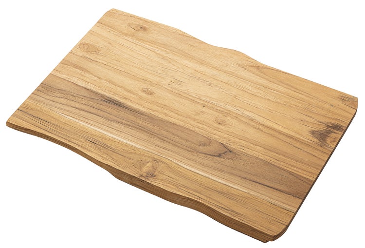 Holzschneidebrett mit Baumkante