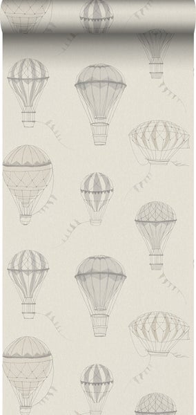 Borastapeter Tapete Luftballons Beige - 53 cm x 10.05 m - 660625