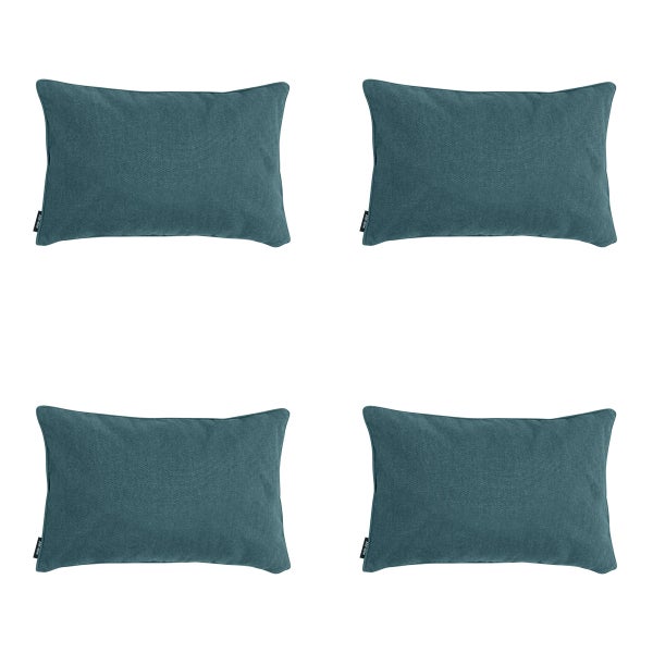 Dekokissen Sea Blue Canvas Eco+ - Ca. 30x50 cm - 4er-Set