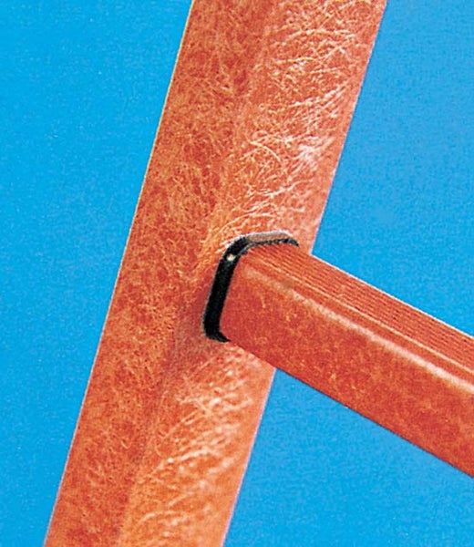 Detailaufnahme einer Sprossenleiter