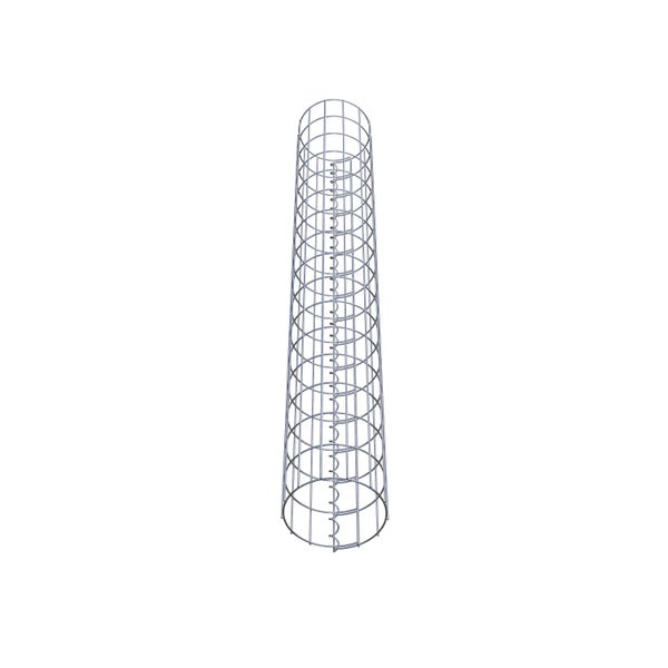 Gabionensäule Durchmesser 22 cm, MW 5 x 10 cm rund - Höhe: 1,60 m