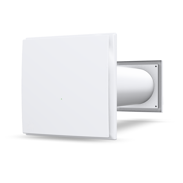 Weißer Wandventilator für Innenräume