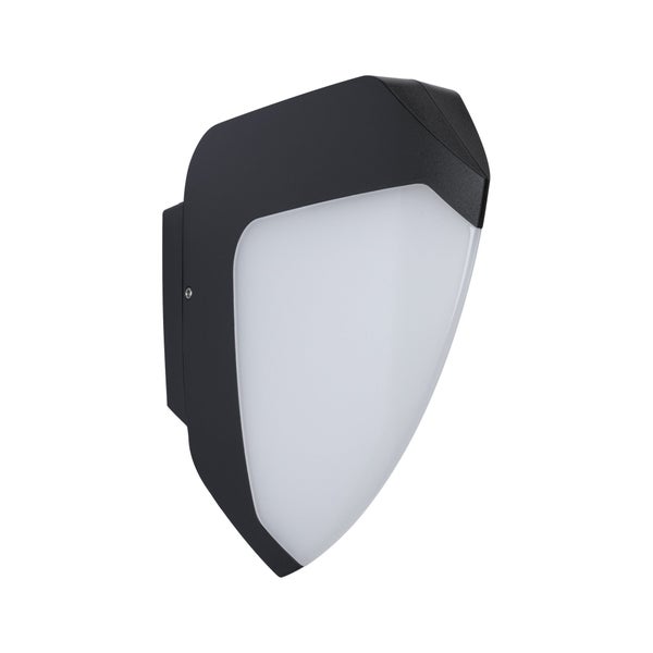 LED Außenwandleuchte Smart Home Zigbee 3.0 Ikosea insektenfreundlich IP44 50x203mm Tunable Warm 4,4W 350lm 230V Anthrazit Kunststoff