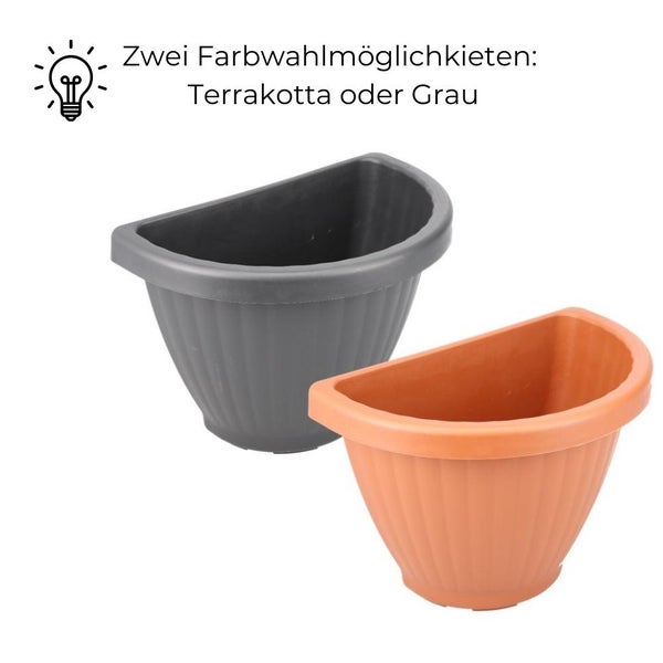 Blumentopf Wandtopf Terracotta