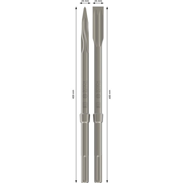 Bosch PRO SDS max-5C Meißelset 25; 25x400; 400; 400; 400 mm - 2607017368