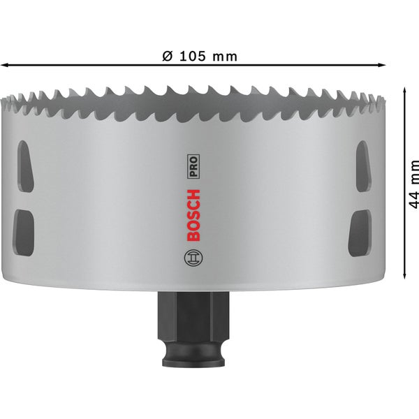 Bosch Pro Verpackungsinformationen zu optimaler Drehzahl und Materialeignung