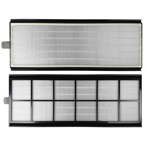 Zwei Luftfilter mit schwarzem Rahmen