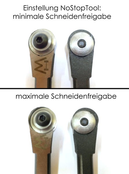 Drechselwerkzeug Wiedemann HSS Ringschneider 13mm incl. NoStopTool Variante Schaft