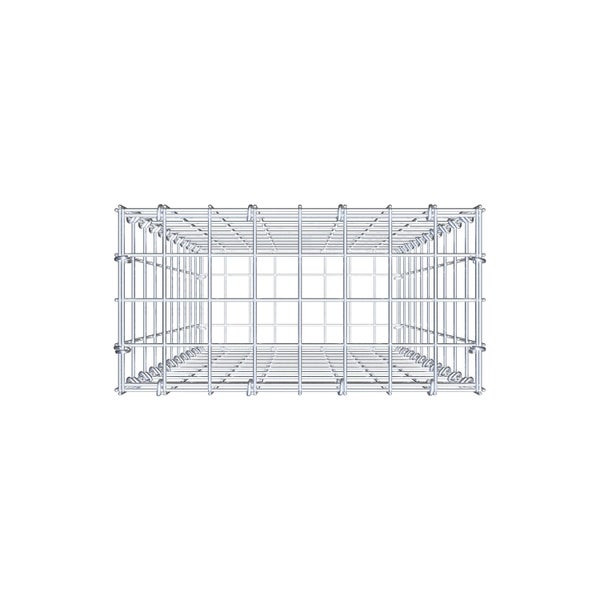 Gabione 100 cm x 40 cm x 20 cm (L x H x T), Maschenweite 5 cm x 10 cm, C-Ring