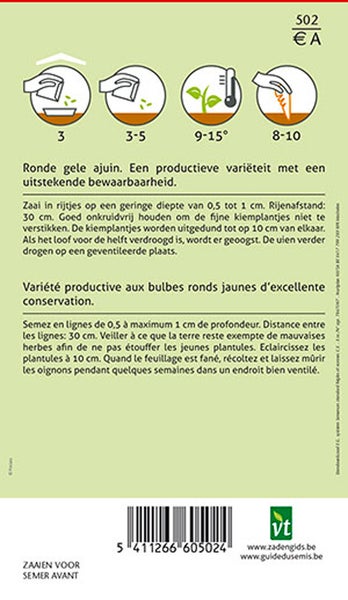 Informationen zur Aussaat von Zwiebeln