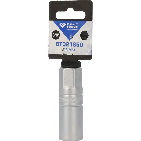BRILLIANT TOOLS 3/8 Zündkerzen-Stecknuss 16 mm - BT021850