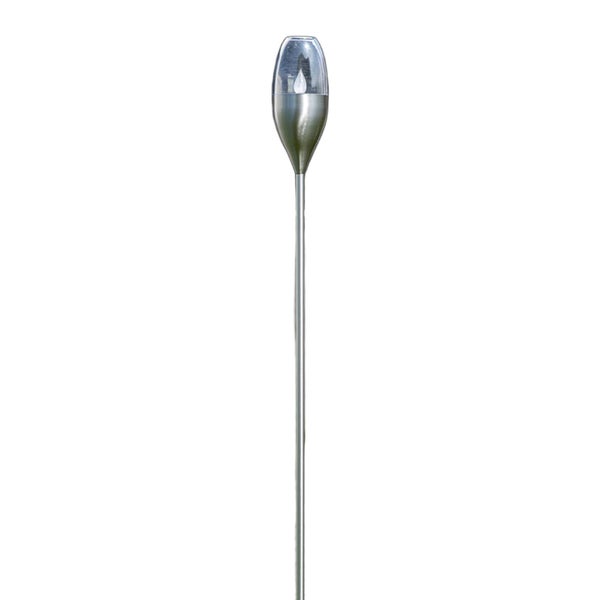 Lindby LED Solarleuchten Jari (spritzwassergeschützt (Modern) in Alu aus Edelstahl (1 flammig, ) - Solarlampe Solarleuchte Garten