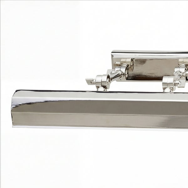 Silberne Bilderleuchte zur Beleuchtung von Bildern