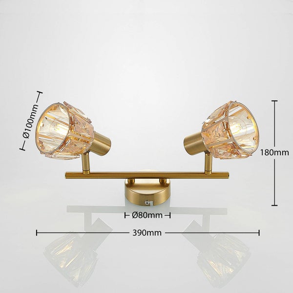 Wandleuchte aus Metall im Außenbereich