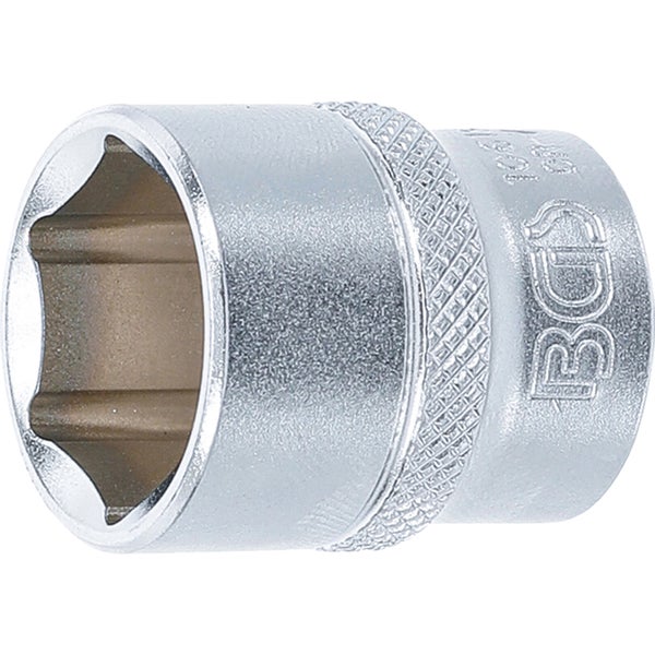 BGS Steckschlüssel-Einsatz Sechskant Antrieb Innenvierkant 10 mm (3/8) SW 19 mm - 10619