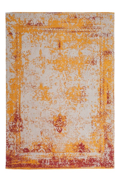 Flachflor Teppich Renata Orange Vintage 80 x 150 cm