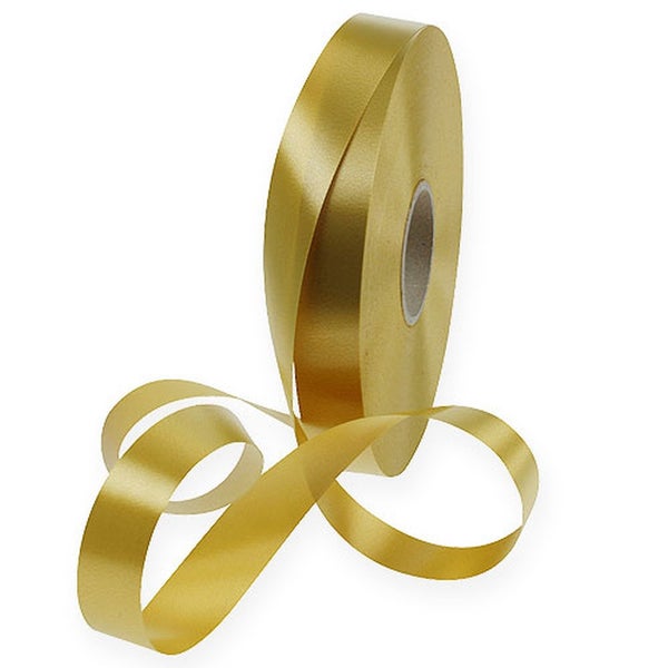 Rolle goldenes Geschenkband