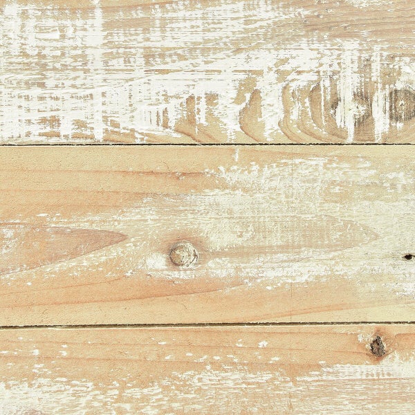 Strukturierte Holzoptik mit weißer Patina und sichtbarer Maserung als Wandverkleidung
