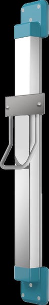 Wandhalterung für Leitern aus Aluminium mit Haken für sichere Aufbewahrung