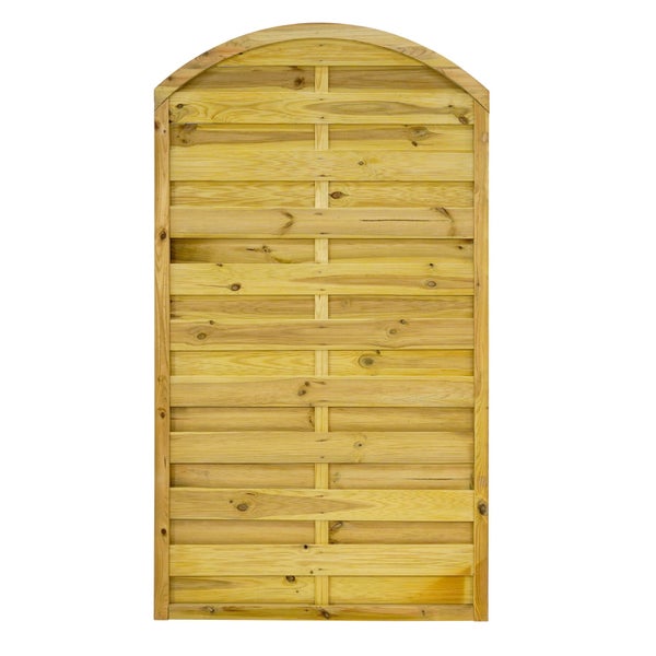 Gartenzaun-Element mit bogenförmigem Abschluss