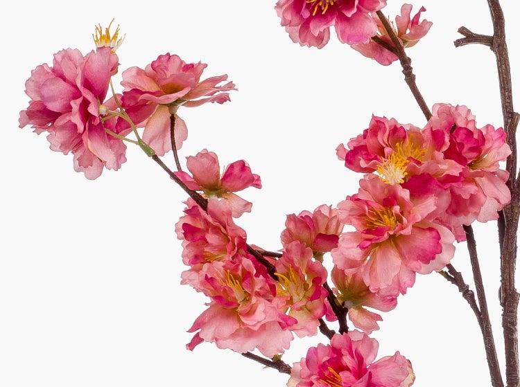 Künstlicher Blütenzweig mit rosa Blüten