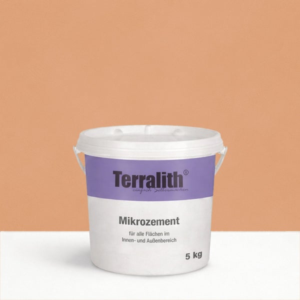 Terralith Mikro Zement Eimer 5 Kilogramm für den Innen- und Außenbereich