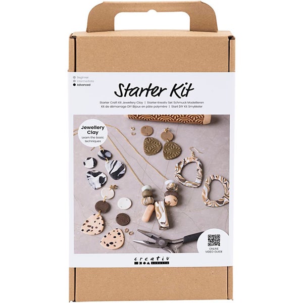 Creativ Company DIY Sets Modellieren Starter Kreativ Set Schmuck Modellieren, Jewellery, Kreativ Box