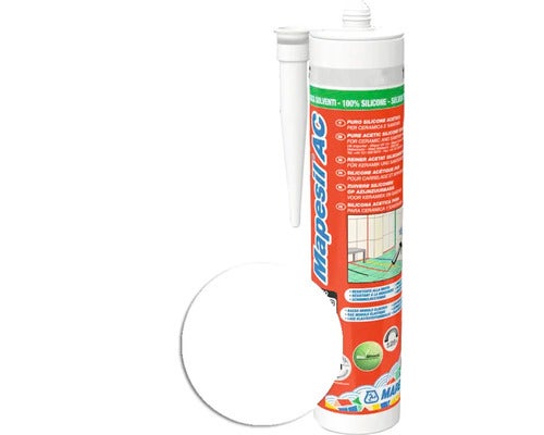 Kartusche mit Silikon Dichtstoff