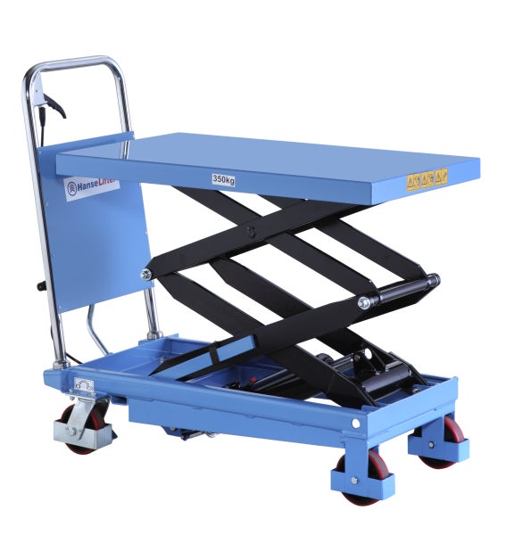 Scherenhubwagen mit 350 Kilogramm Traglast