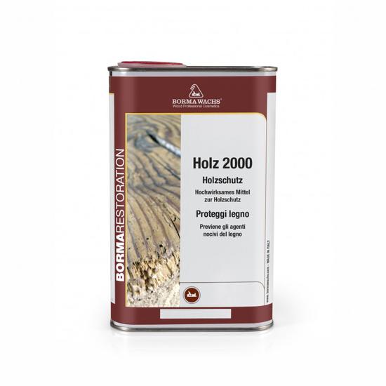 Borma Wachs Holz 2000 Holzwurm-Pestizid 1 Liter für Holzschutz