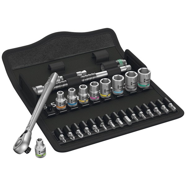 Wera 8100 SA 8 Zyklop Metal-Knarrensatz 1/4-Antrieb - 004018
