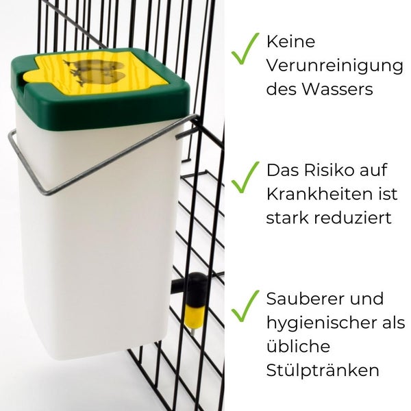 Nippeltränke Wassertränke mit Haltebügel 1000 ml