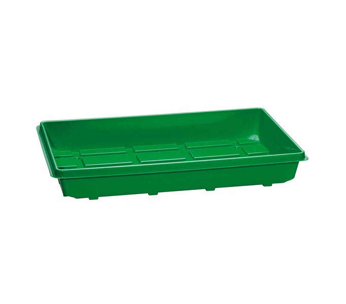 Romberg Pikier- & Anzuchtschale | Stabile, langlebige Anzuchtschale 50 x 32 x 6 cm - Ideal für Substrat | Transport- und Arbeitsschale, gerippt ungelocht