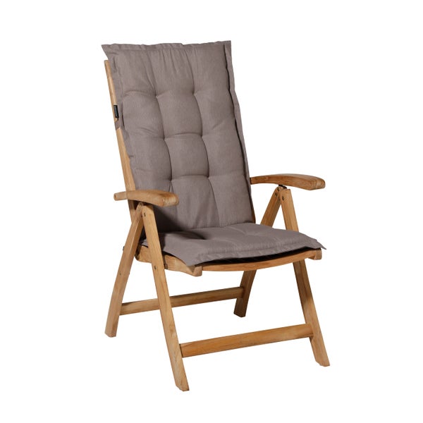 Gartenstuhlauflagen Panama taupe - Ca. 105x50 cm - 4er-Set