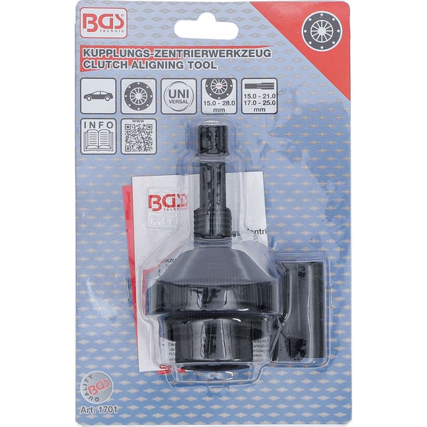 BGS Kupplungs-Zentrierwerkzeug universal für Nabendurchmesser 15 - 28 mm - 1701