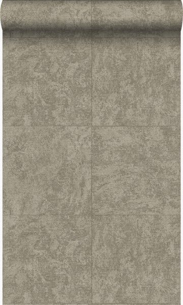 Origin Wallcoverings Tapete Stein-Optik Taupe - 53 cm x 10,05 m - 347410