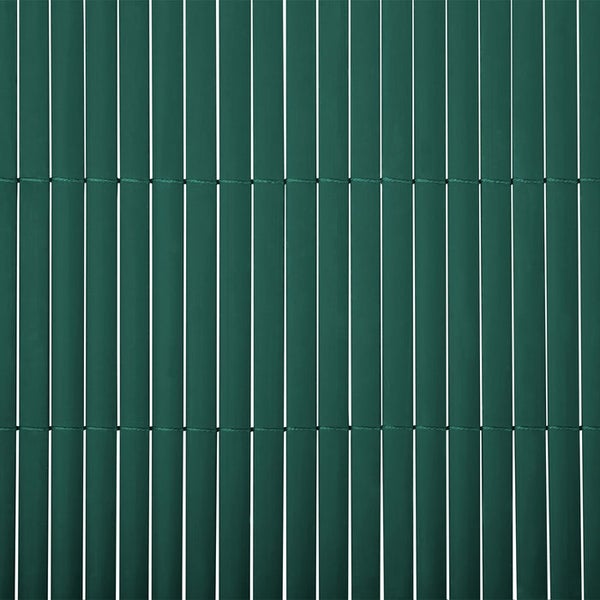 FLOORDIREKT PVC-Sichtschutzzaun - extra Blickdicht - Deko für Balkongeländer - Grün - 100 x 500 cm