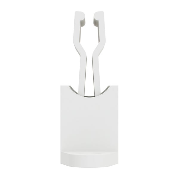 Geiger Kurbelhalter | verstellbar in 6 Stufen (33-53 mm) | für 12-17 mm Kurbeln | Kunststoff | weiß