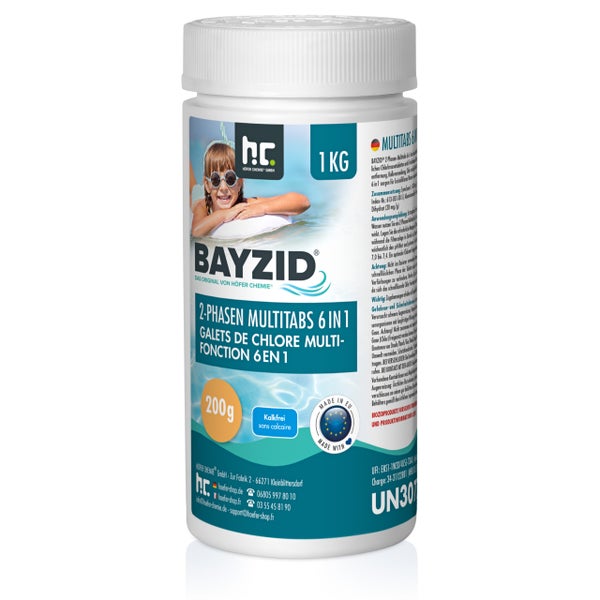 Bayzid 6-in-1 Multitabs, 1 kg, zur Poolpflege