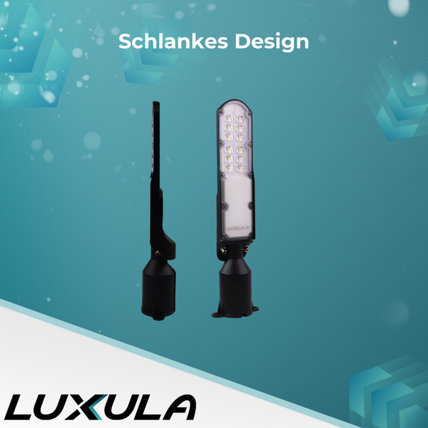 Zwei LED-Außenleuchten mit schlankem Design
