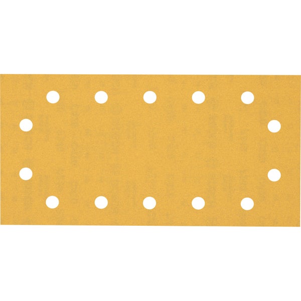 Bosch 10x Expert C470 Schleifpapier mit 14 Löchern für Schwingschleifer 115 x 230 mm G 240 - 2608900865