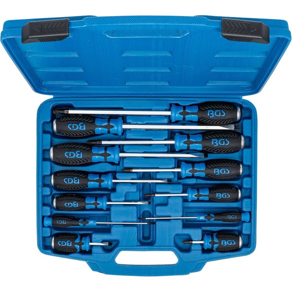 BGS Schraubendreher-Satz mit 6,3 mm (1/4) Innenvierkant 12tlg.  - 7896