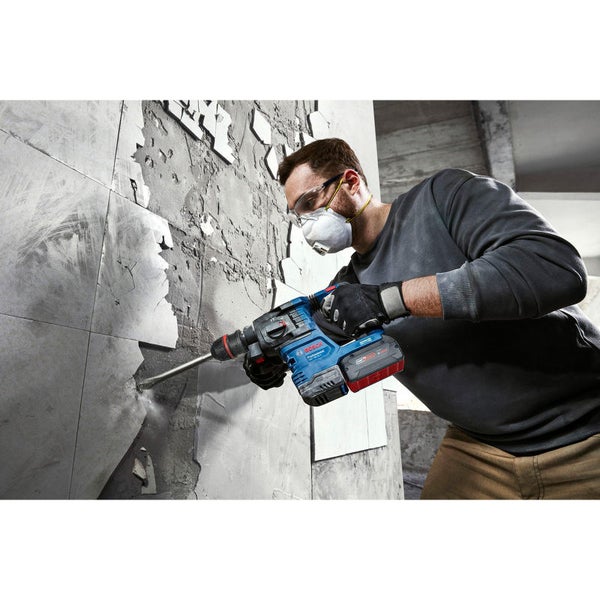 Bosch Akku-Bohrhammer mit ONECHUCK GBH 18V-22 X Solo - 0611924100
