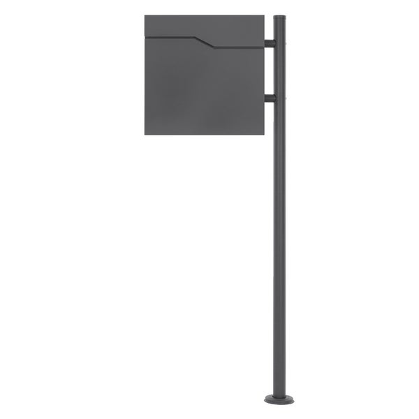 Freistehender Briefkasten aus Metall