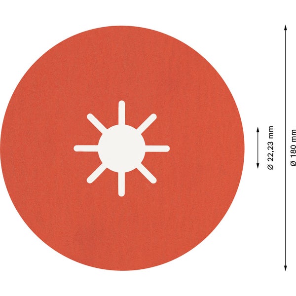 Schleifscheibe Durchmesser 180 Millimeter