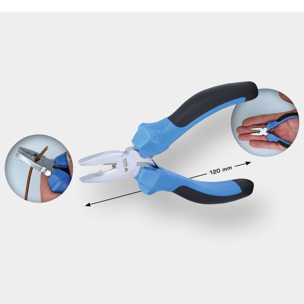 Kombinationszange mit 120 mm Länge und Griff